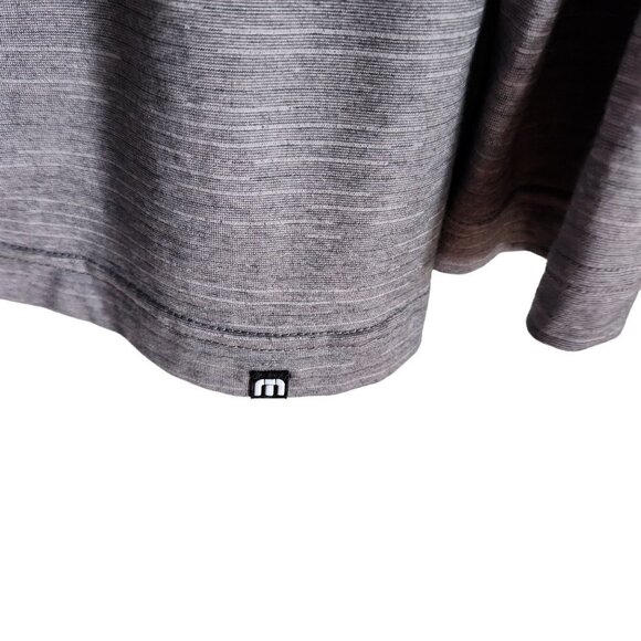 Travis Mathew Shirt Large Gray Grey Women's Crestview 1/4 Zip Long Sleeve Pullov - Picture 6 of 11